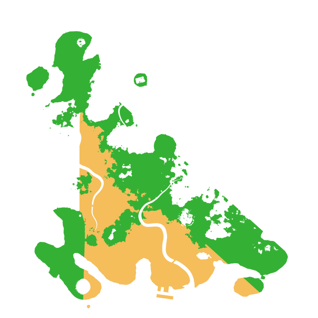 Biome Rust Map: Procedural Map, Size: 3850, Seed: 372965038