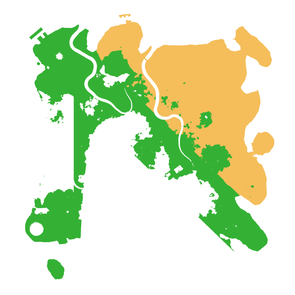 Biome Rust Map: Procedural Map, Size: 3850, Seed: 255801981