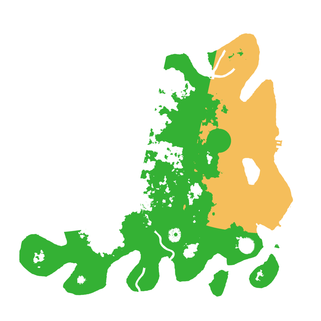 Biome Rust Map: Procedural Map, Size: 3550, Seed: 293740