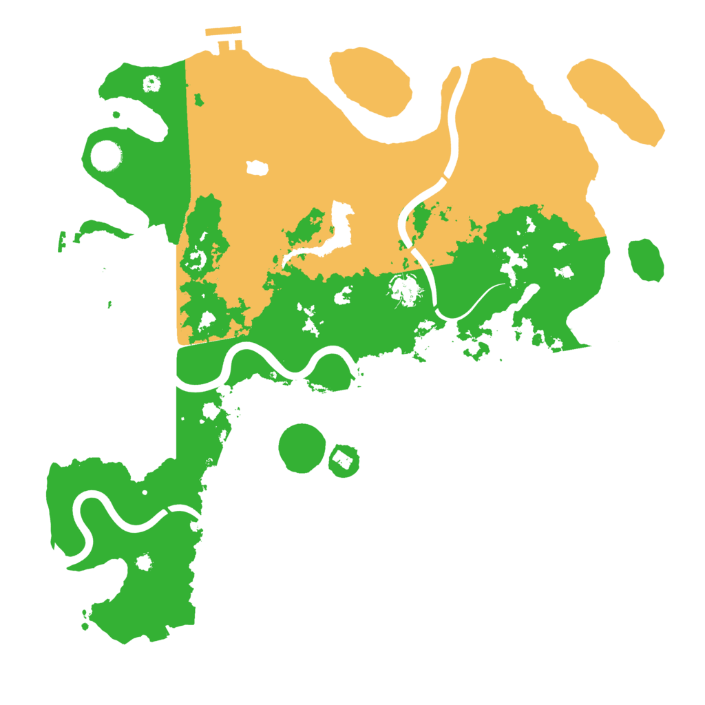 Biome Rust Map: Procedural Map, Size: 4000, Seed: 1291916847