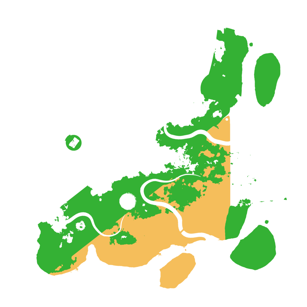 Biome Rust Map: Procedural Map, Size: 3300, Seed: 441122