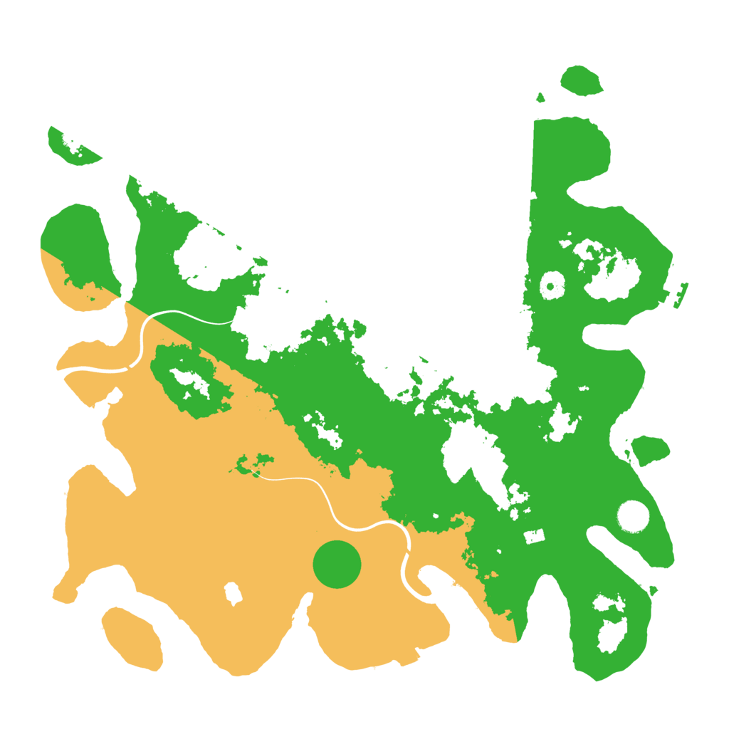 Biome Rust Map: Procedural Map, Size: 4000, Seed: 550555083