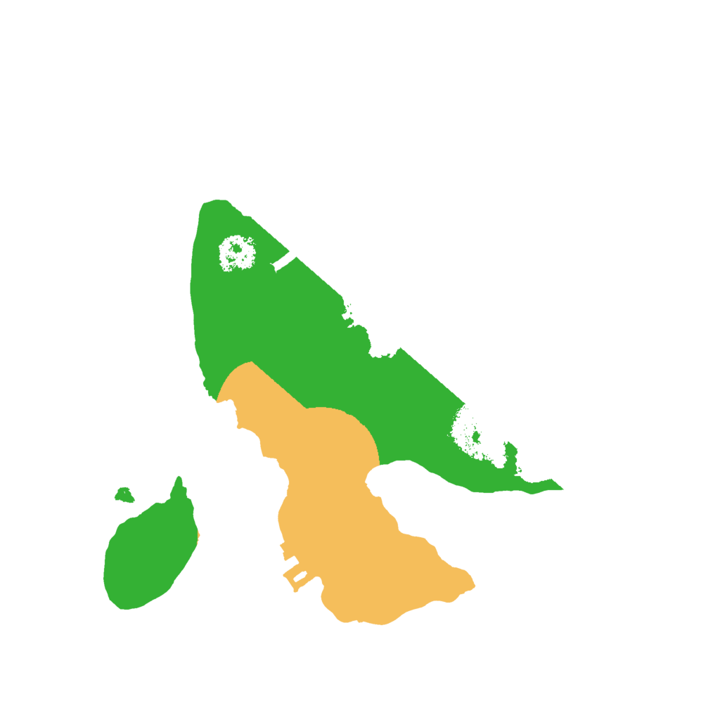 Biome Rust Map: Procedural Map, Size: 2000, Seed: 24