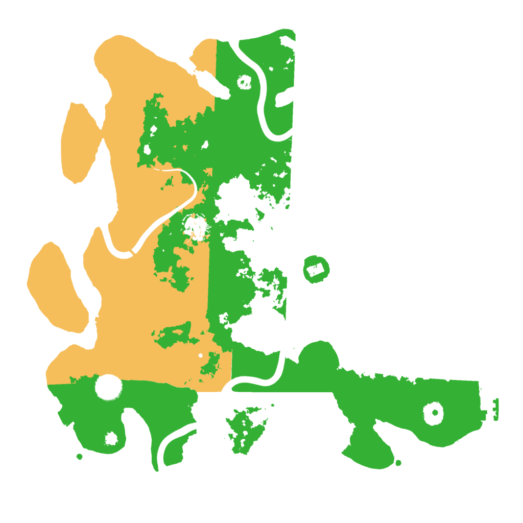 Biome Rust Map: Procedural Map, Size: 3555, Seed: 508660