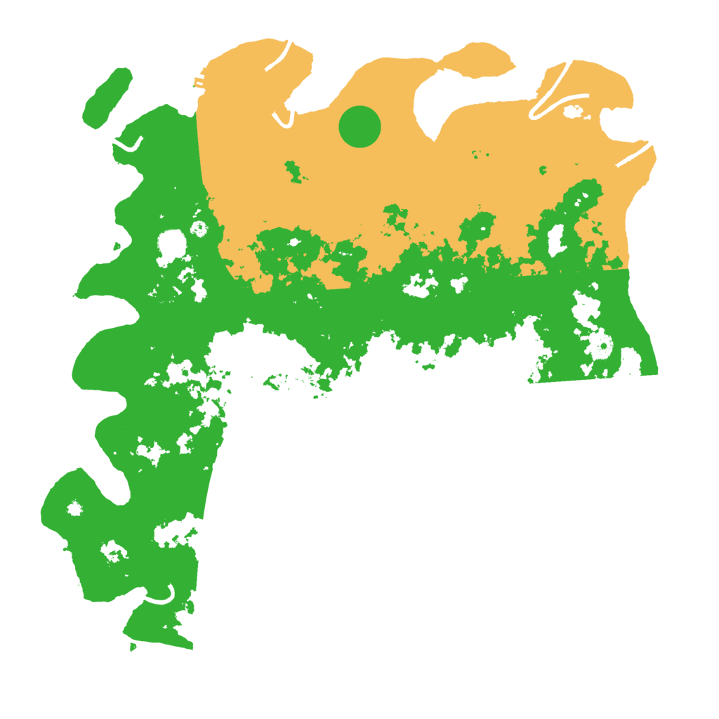 Biome Rust Map: Procedural Map, Size: 4500, Seed: 35890
