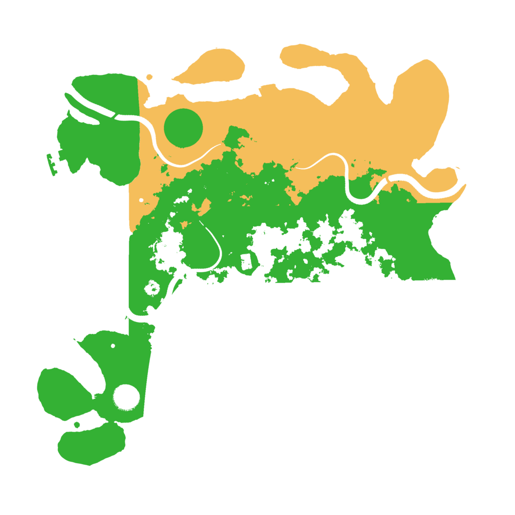 Biome Rust Map: Procedural Map, Size: 3500, Seed: 1437337584
