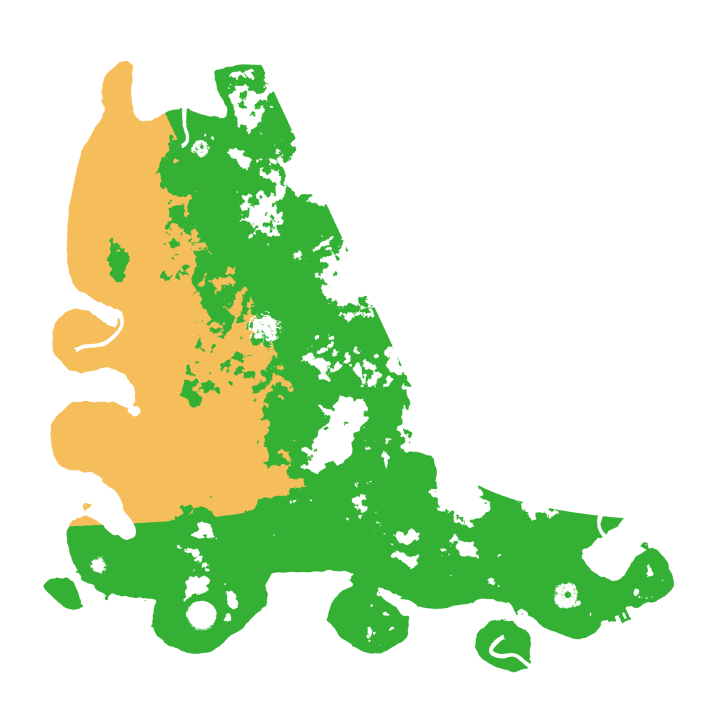 Biome Rust Map: Procedural Map, Size: 4400, Seed: 435545435