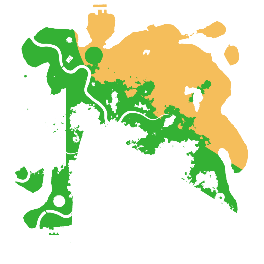 Biome Rust Map: Procedural Map, Size: 4000, Seed: 21164262