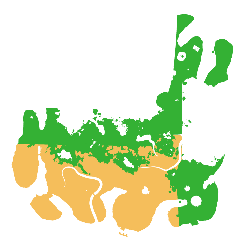 Biome Rust Map: Procedural Map, Size: 4000, Seed: 270995886