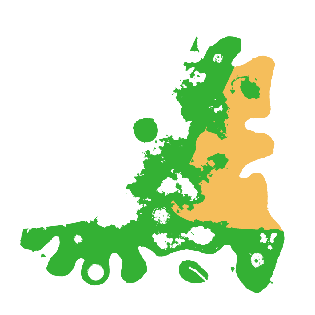 Biome Rust Map: Procedural Map, Size: 3500, Seed: 429653547