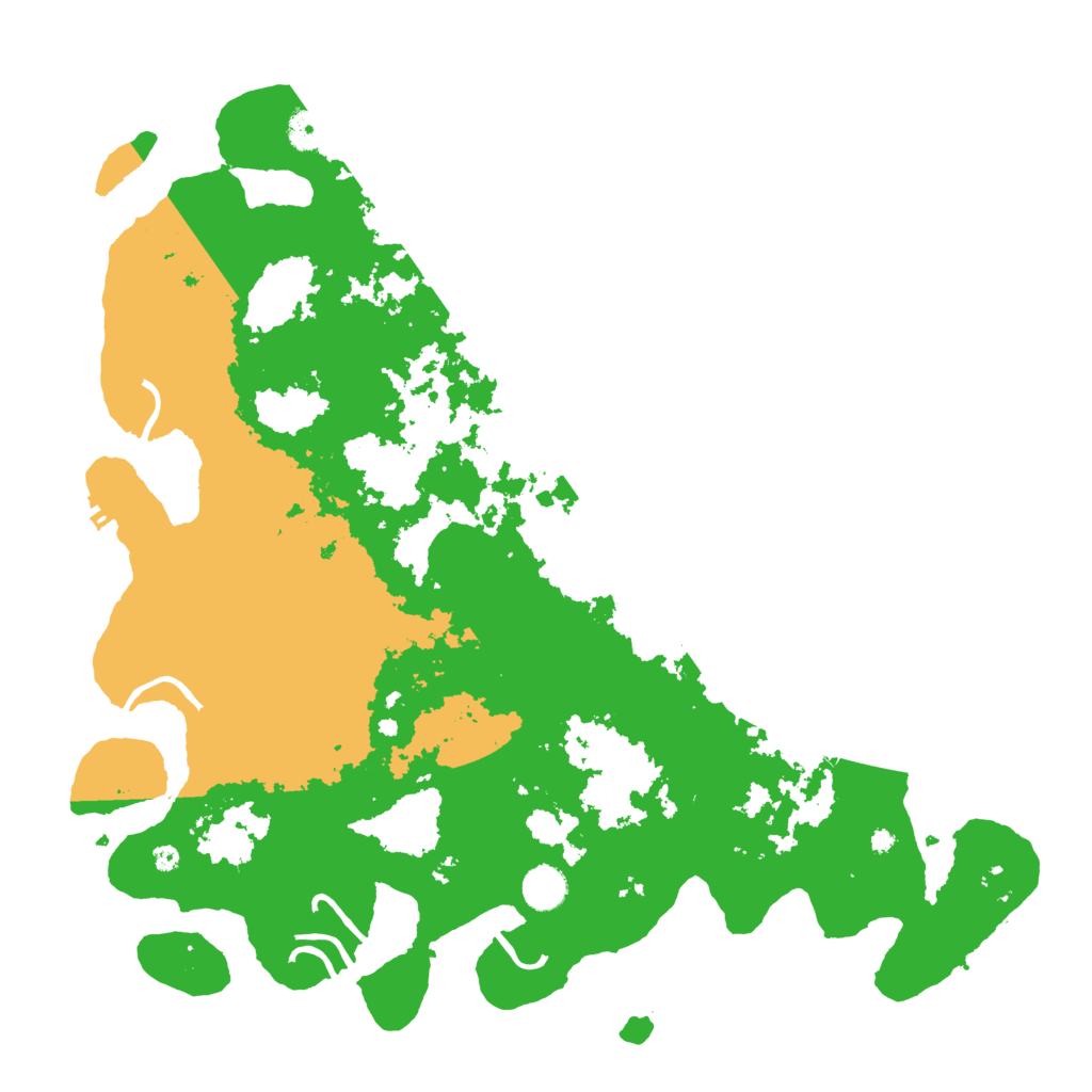 Biome Rust Map: Procedural Map, Size: 4300, Seed: 837634