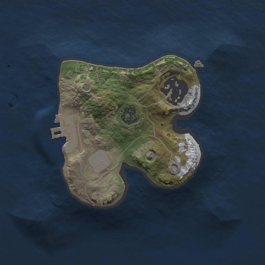 Rust Map: Procedural Map, Size: 1500, Seed: 21474836, 6 Monuments