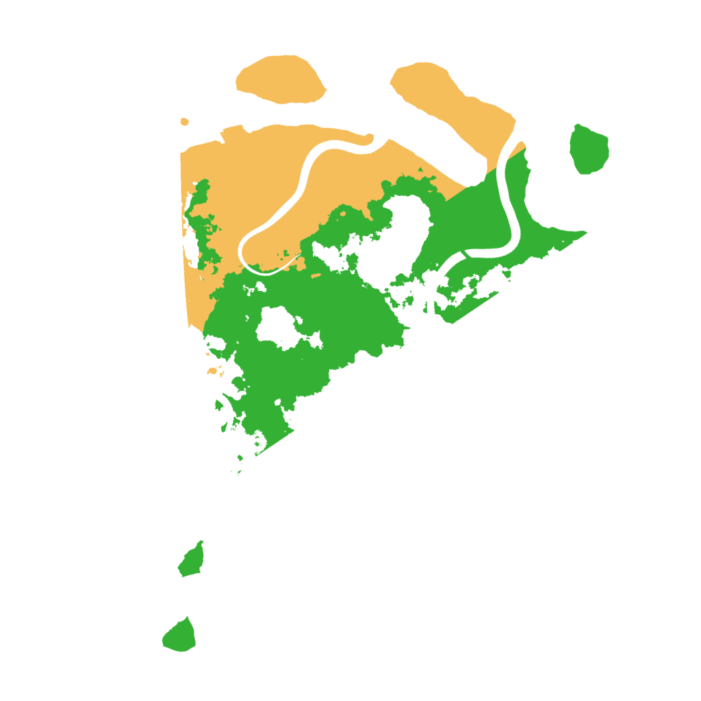 Biome Rust Map: Procedural Map, Size: 3500, Seed: 119945806