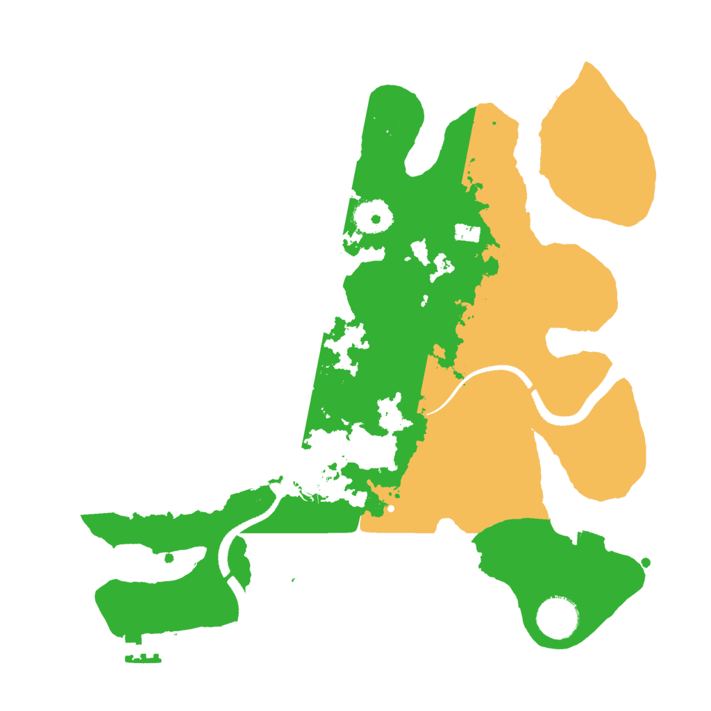 Biome Rust Map: Procedural Map, Size: 3000, Seed: 546756