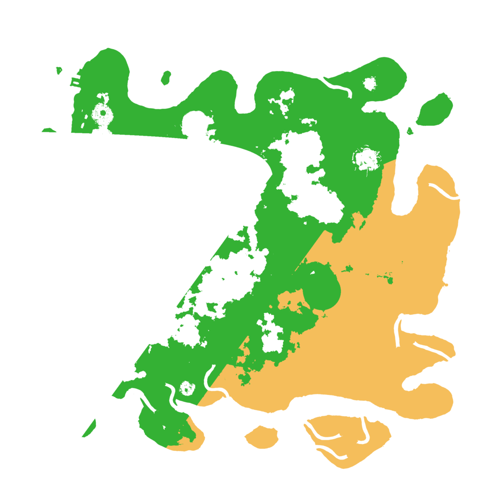 Biome Rust Map: Procedural Map, Size: 3500, Seed: 2096612086