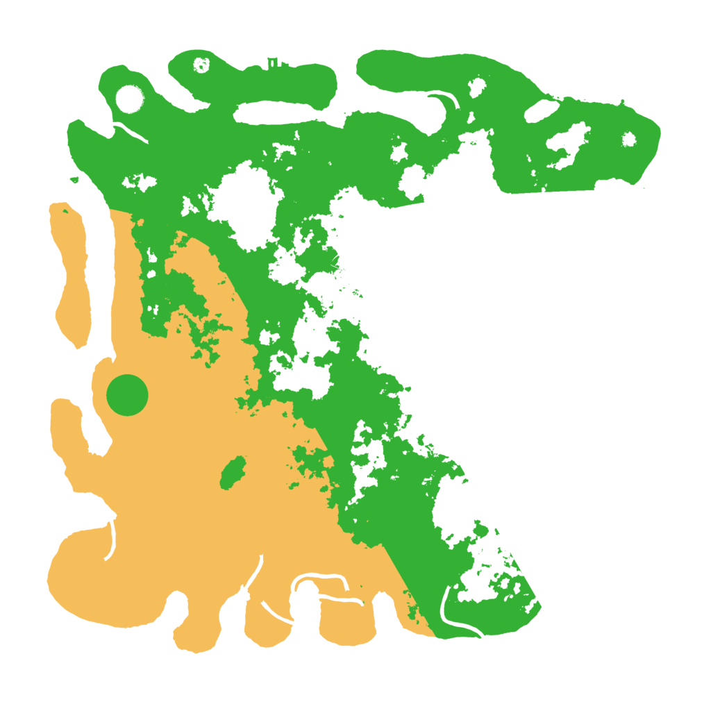 Biome Rust Map: Procedural Map, Size: 4500, Seed: 3381