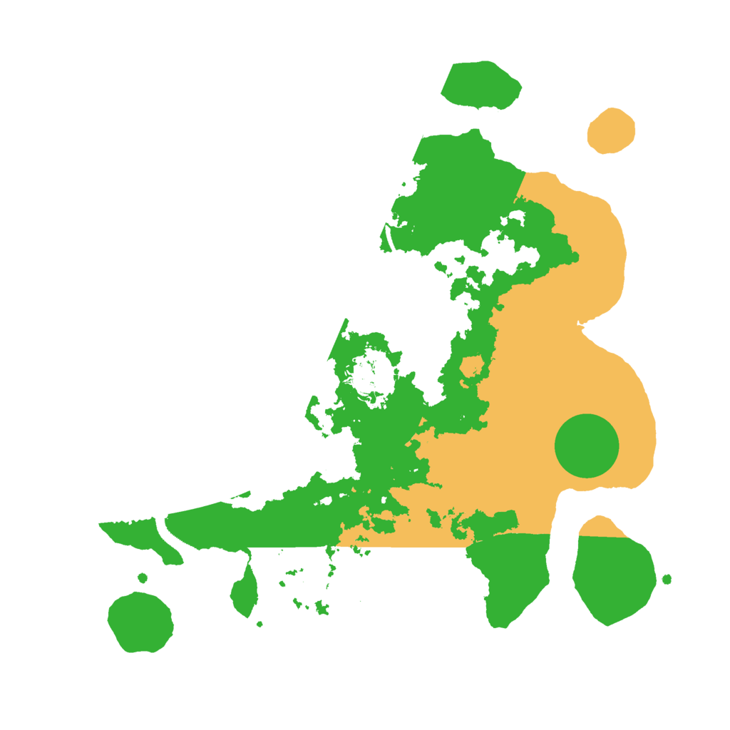 Biome Rust Map: Procedural Map, Size: 3000, Seed: 649075473