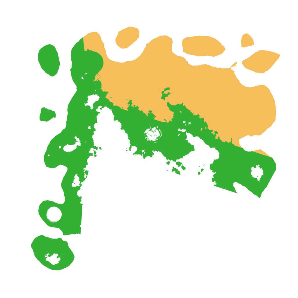 Biome Rust Map: Barren, Size: 3500, Seed: 572252