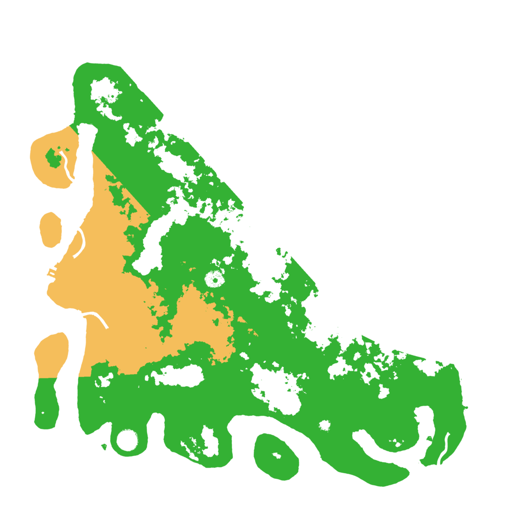 Biome Rust Map: Procedural Map, Size: 4300, Seed: 153