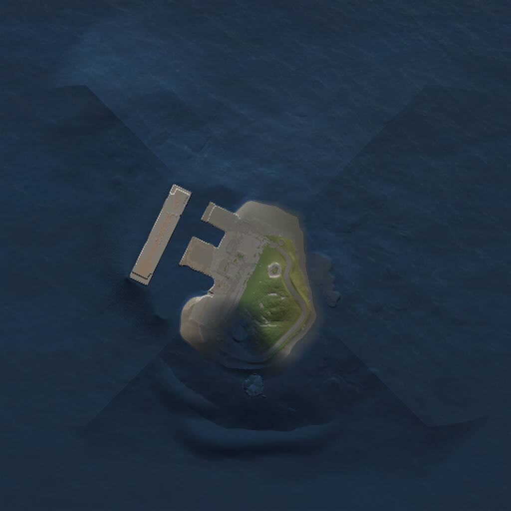 Rust Map: Procedural Map, Size: 1000, Seed: 68, 2 Monuments