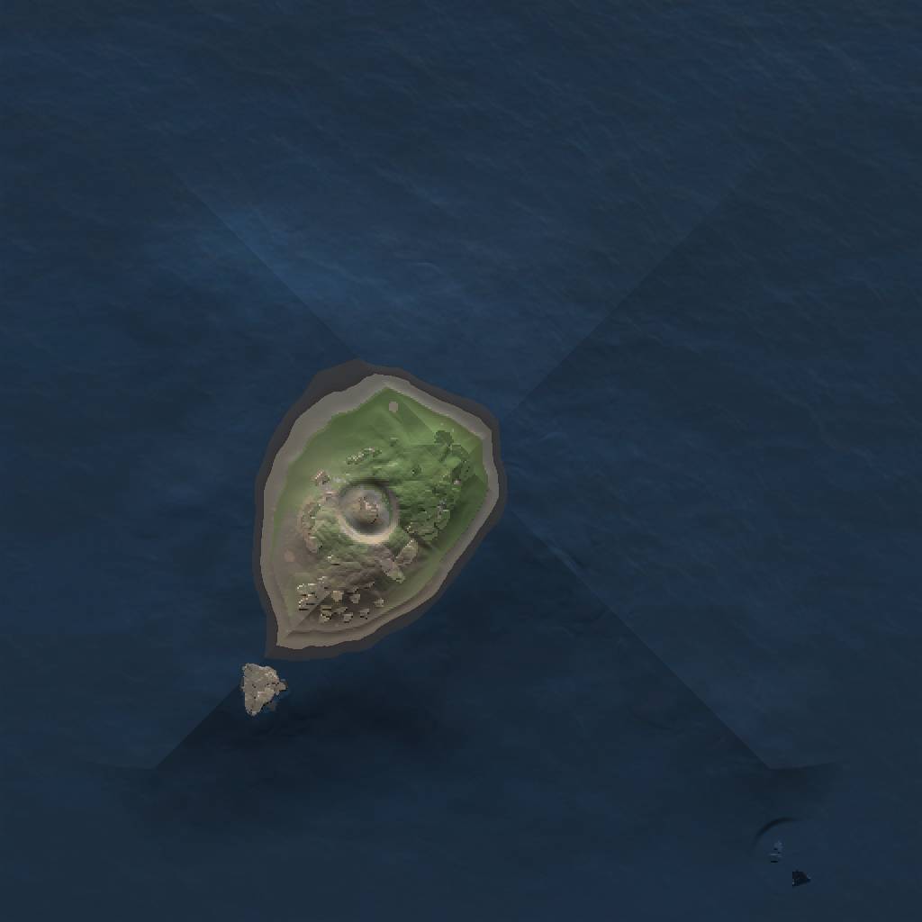 Rust Map: Procedural Map, Size: 1000, Seed: 24, 3 Monuments