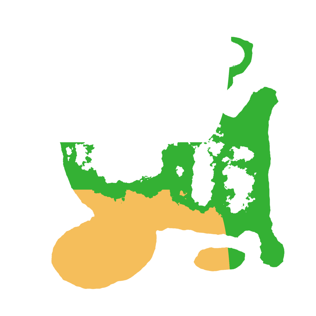 Biome Rust Map: Barren, Size: 2500, Seed: 15