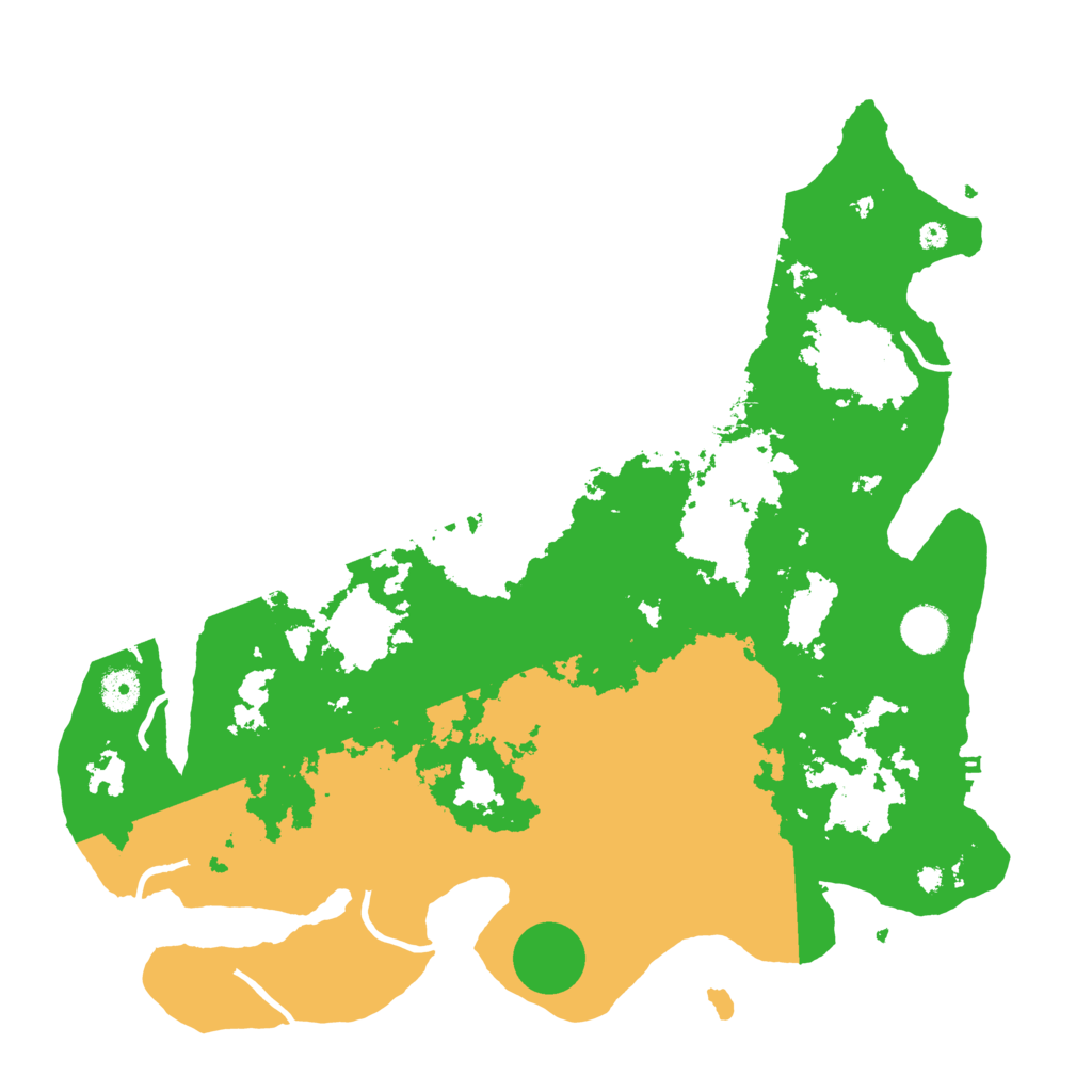 Biome Rust Map: Procedural Map, Size: 4000, Seed: 7988