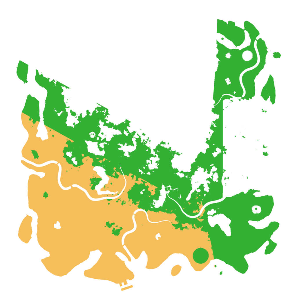 Biome Rust Map: Procedural Map, Size: 5000, Seed: 905370461