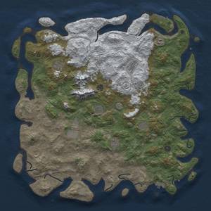 Thumbnail Rust Map: Procedural Map, Size: 5000, Seed: 905370461, 20 Monuments