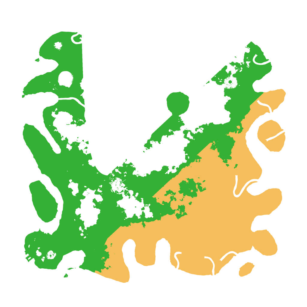 Biome Rust Map: Procedural Map, Size: 3700, Seed: 633245757
