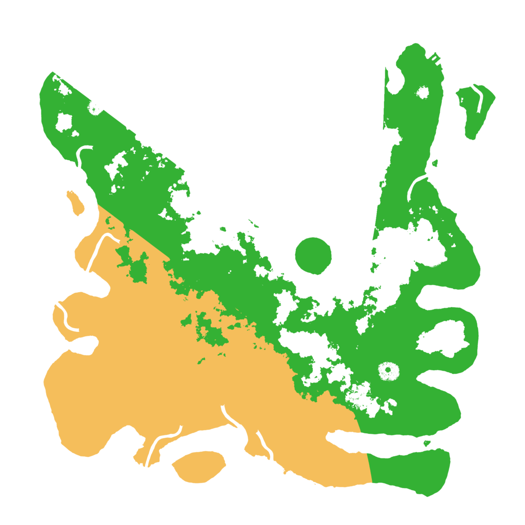 Biome Rust Map: Procedural Map, Size: 3900, Seed: 2204355