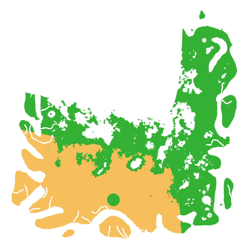 Biome Rust Map: Procedural Map, Size: 5200, Seed: 150