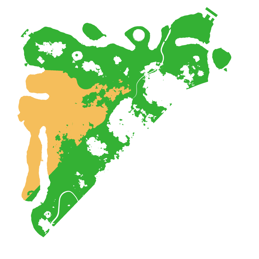 Biome Rust Map: Procedural Map, Size: 3850, Seed: 100911883