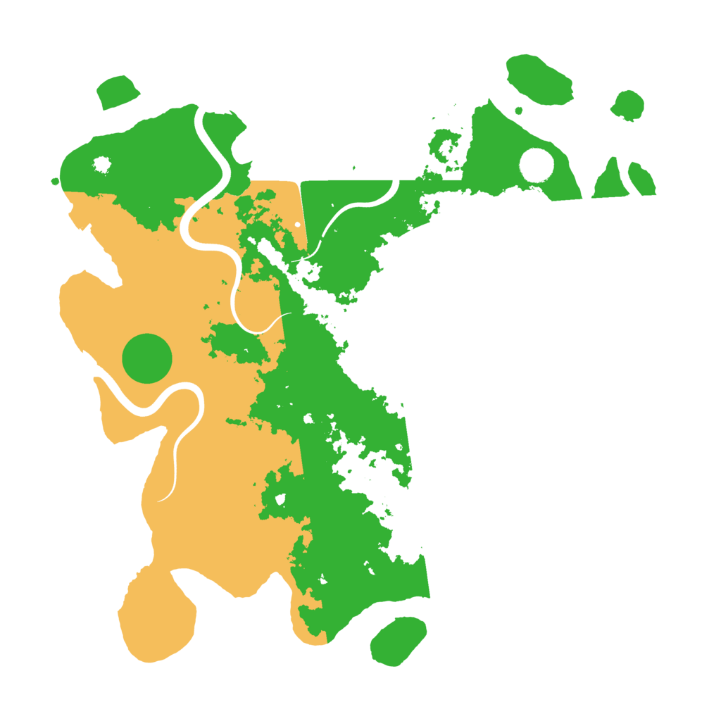 Biome Rust Map: Procedural Map, Size: 3800, Seed: 1977