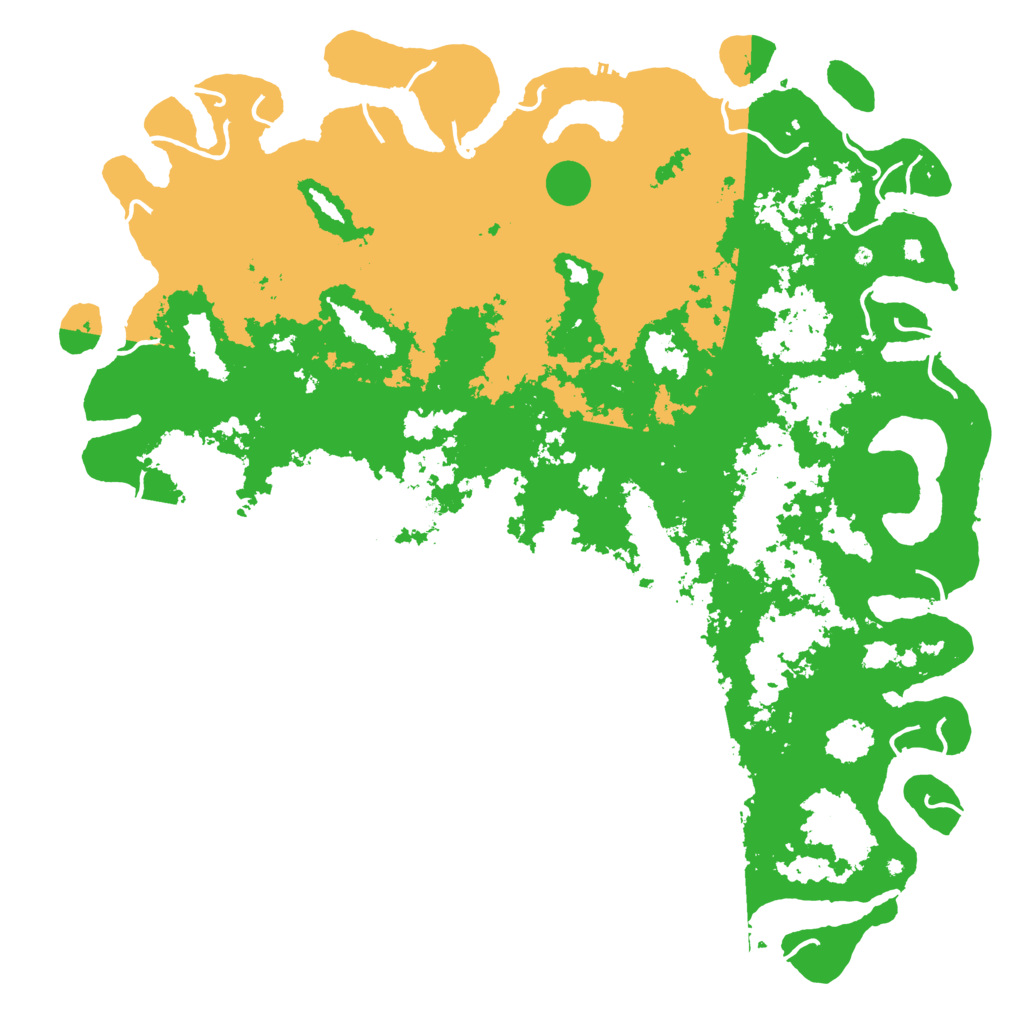 Biome Rust Map: Procedural Map, Size: 6000, Seed: 768462