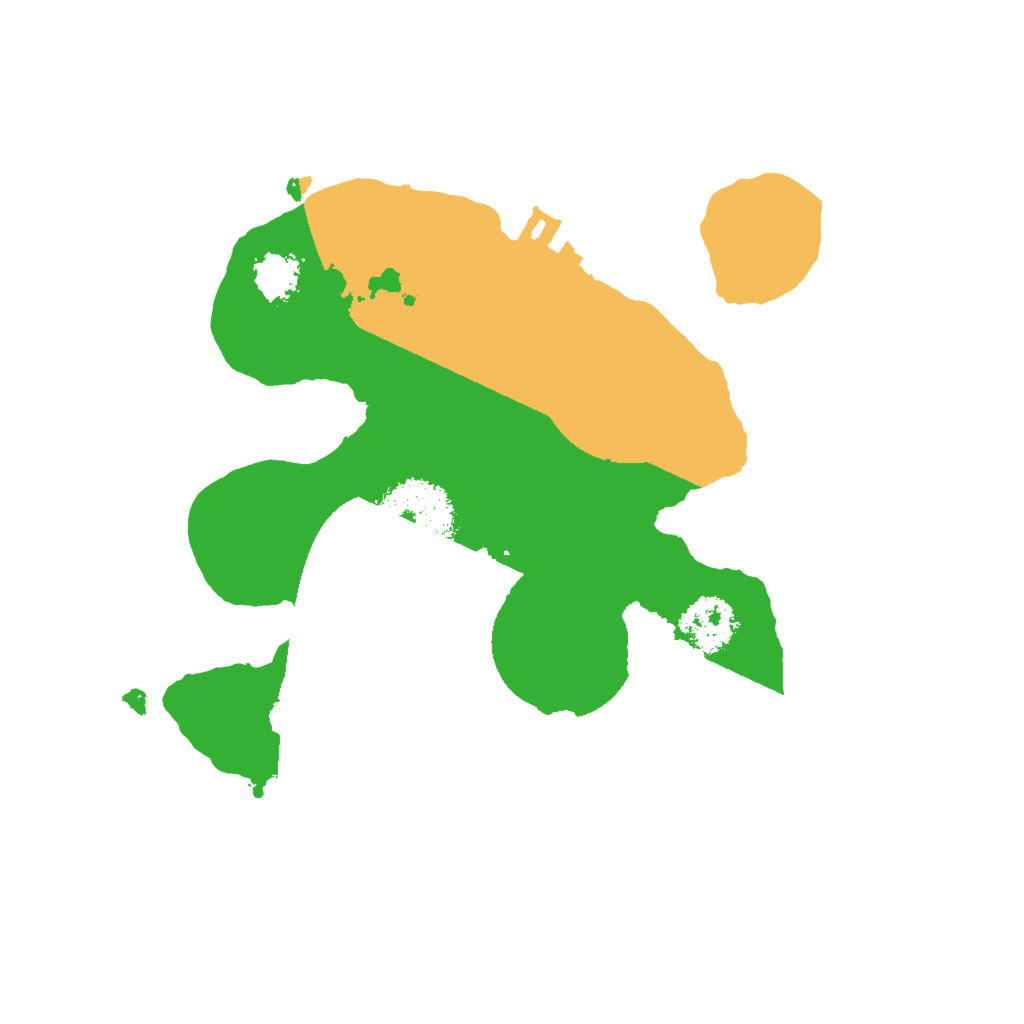 Biome Rust Map: Procedural Map, Size: 2000, Seed: 198161