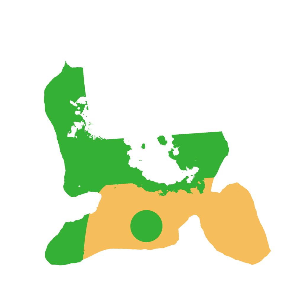 Biome Rust Map: Barren, Size: 2500, Seed: 58580