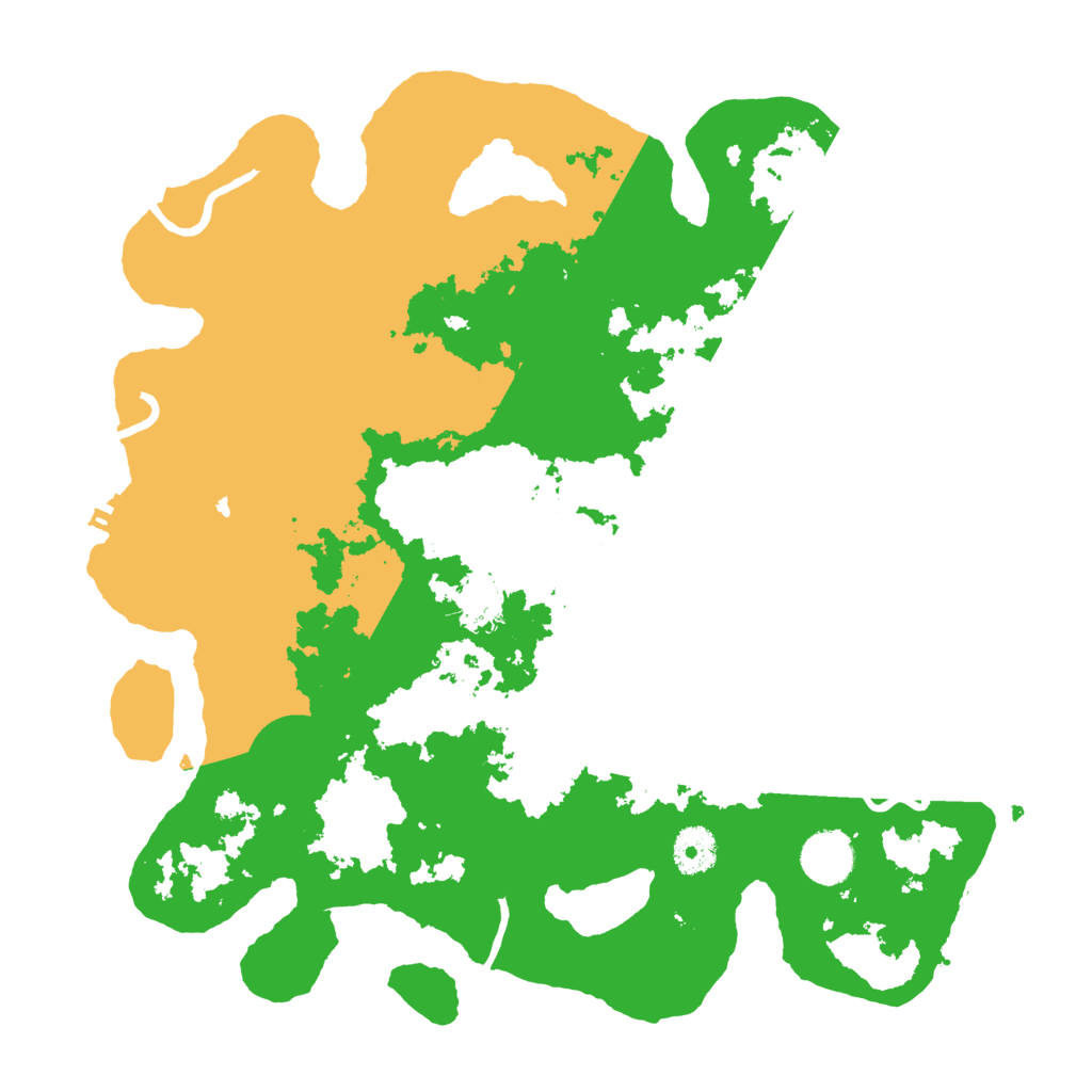 Biome Rust Map: Procedural Map, Size: 3600, Seed: 3669