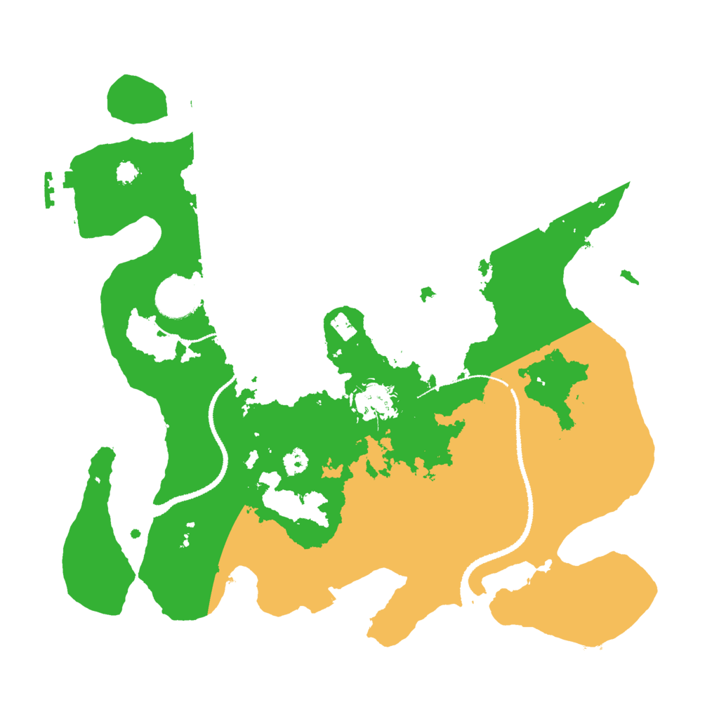 Biome Rust Map: Procedural Map, Size: 3000, Seed: 5299284