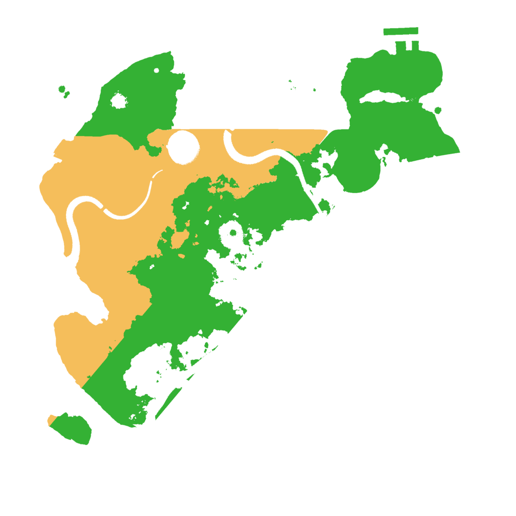 Biome Rust Map: Procedural Map, Size: 3000, Seed: 87357657