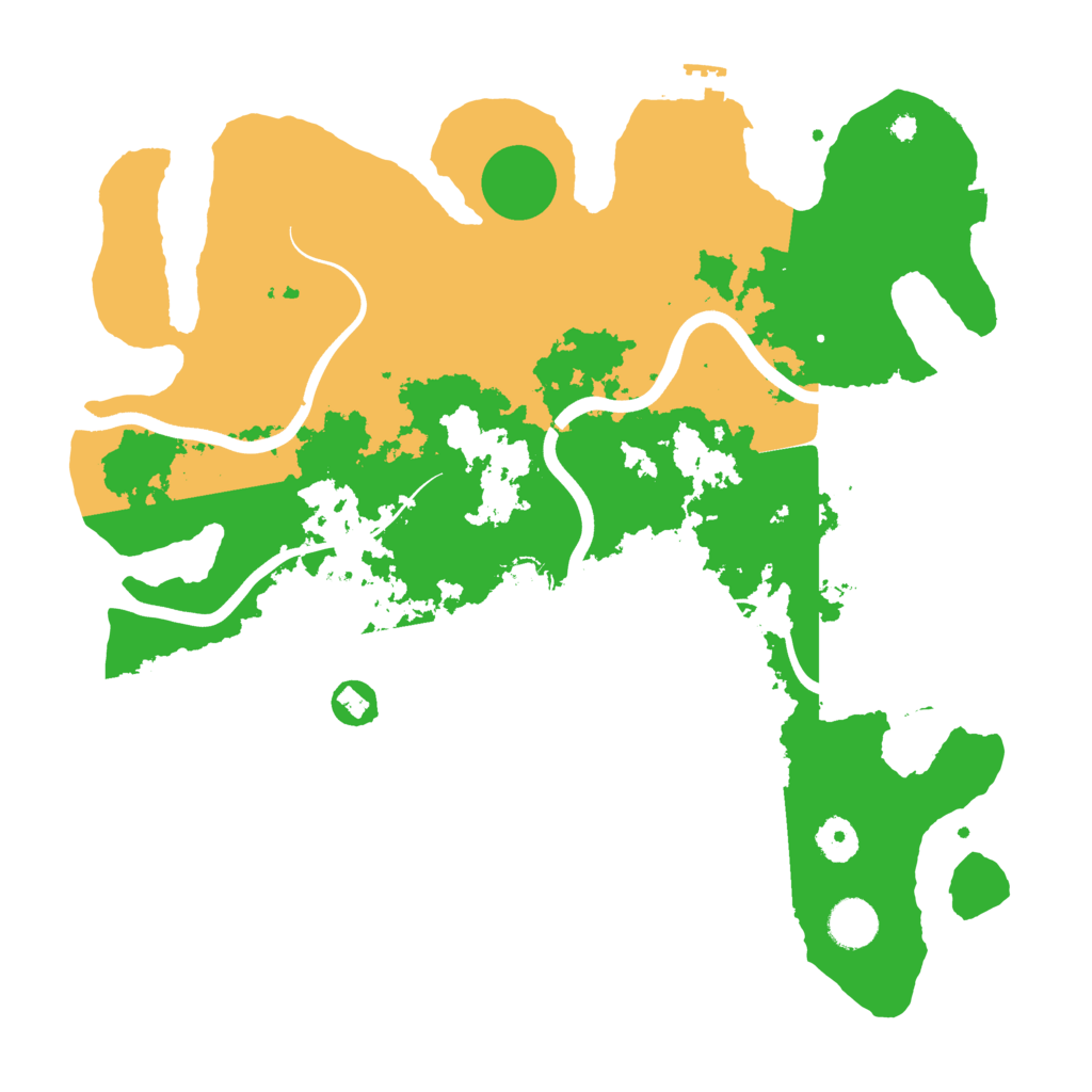 Biome Rust Map: Procedural Map, Size: 3850, Seed: 1786993431