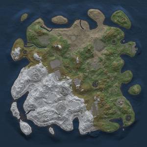 Thumbnail Rust Map: Procedural Map, Size: 3750, Seed: 13238368, 19 Monuments