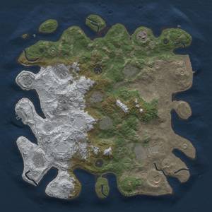 Thumbnail Rust Map: Procedural Map, Size: 3850, Seed: 2070022031, 20 Monuments