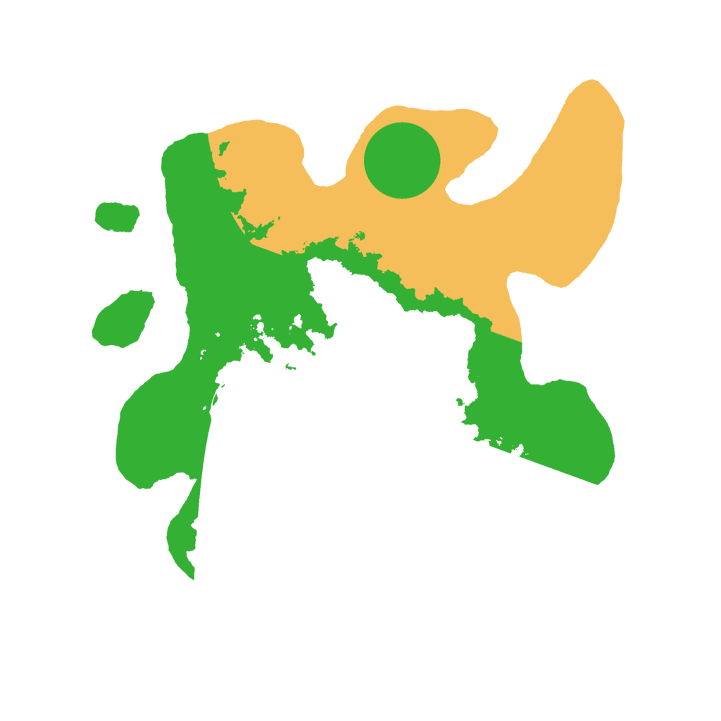 Biome Rust Map: Barren, Size: 2500, Seed: 717