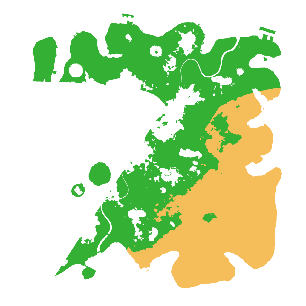 Biome Rust Map: Procedural Map, Size: 3850, Seed: 1885933416