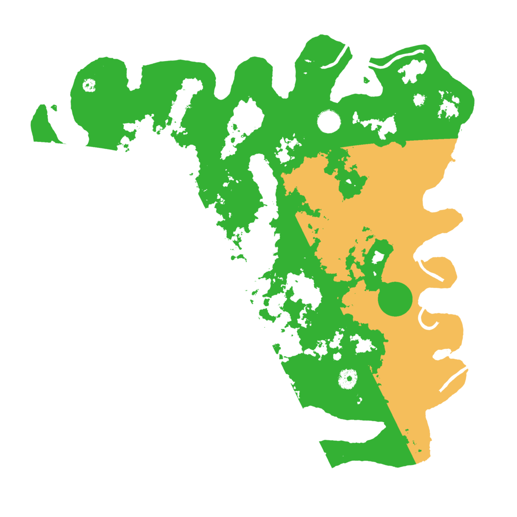 Biome Rust Map: Procedural Map, Size: 3950, Seed: 1206702685