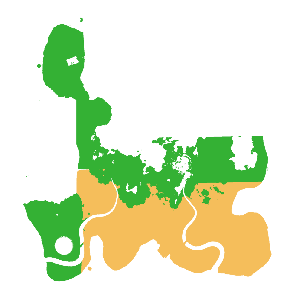 Biome Rust Map: Procedural Map, Size: 3000, Seed: 1946819