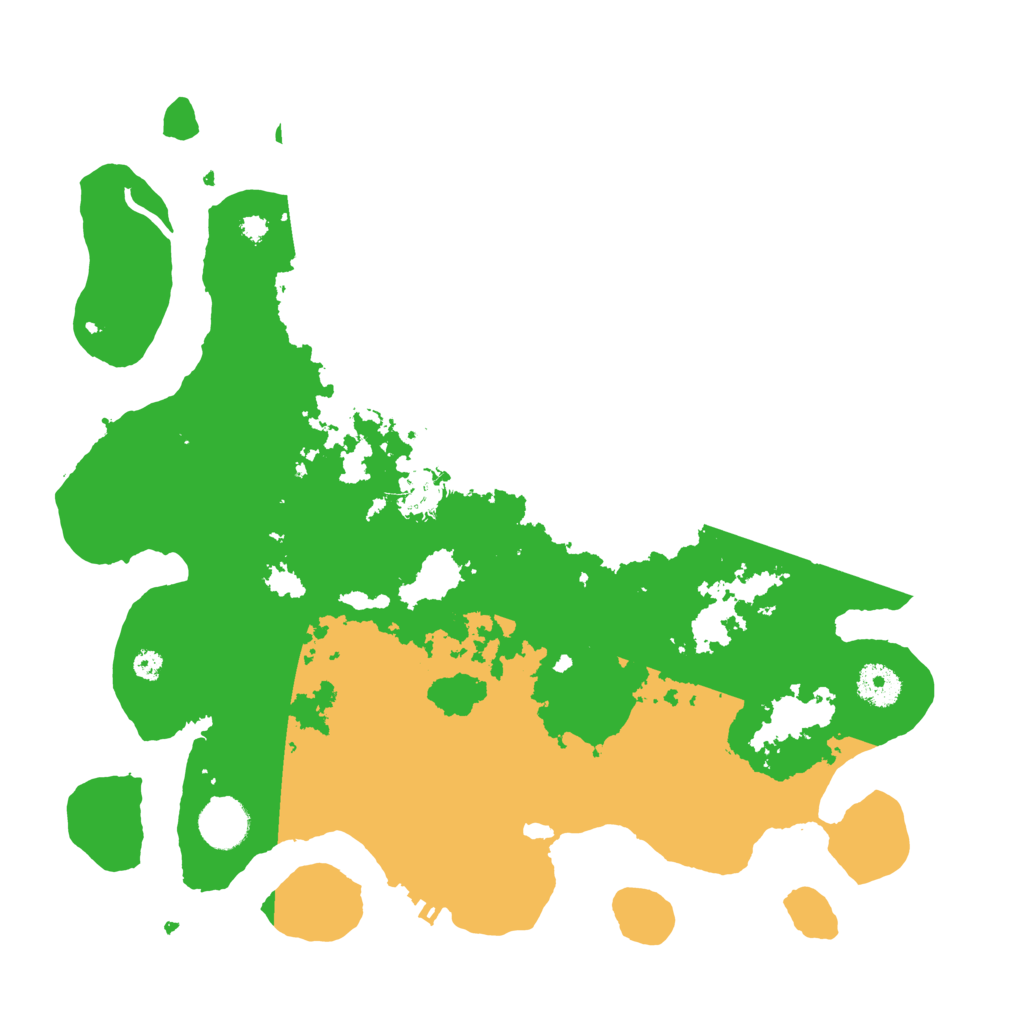 Biome Rust Map: Procedural Map, Size: 3600, Seed: 22808