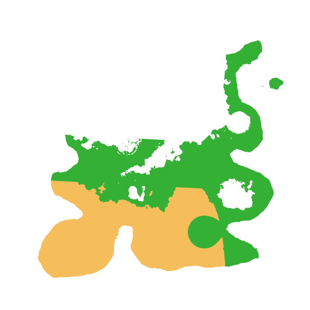 Biome Rust Map: Barren, Size: 2500, Seed: 18