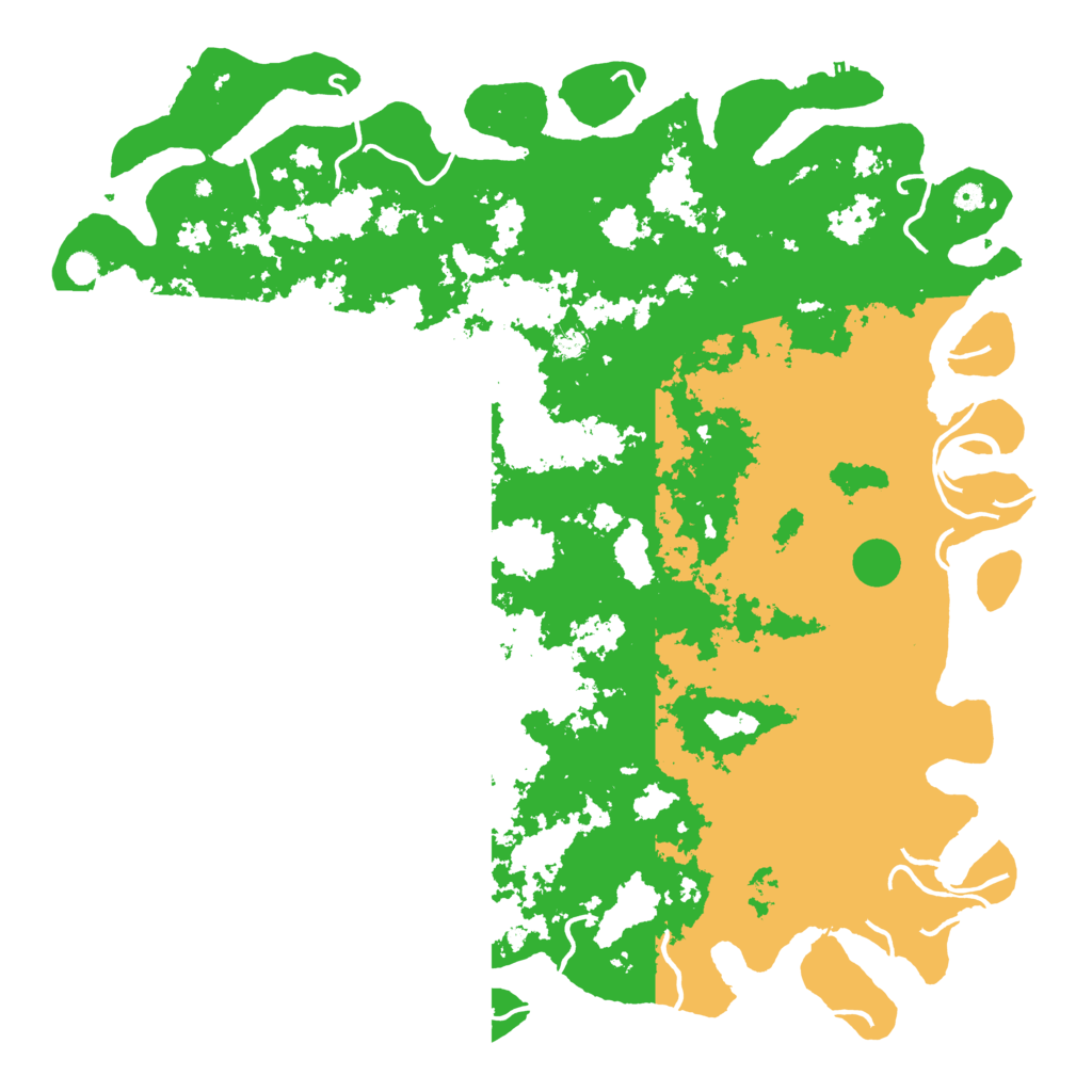 Biome Rust Map: Procedural Map, Size: 6000, Seed: 131538